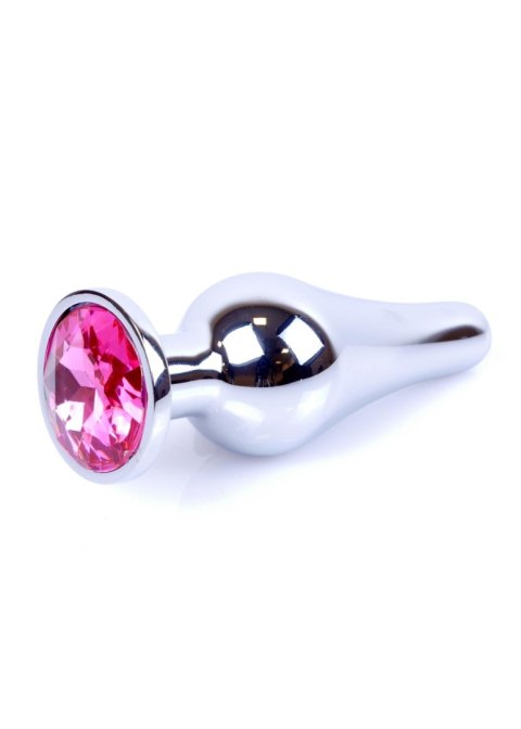 Plug-Jewellery Silver BUTT PLUG- Pink Boys of Toys Sp. z o.o.