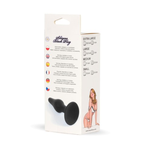 Plug-Silicone Plug Black - Large Boys of Toys Sp. z o.o.
