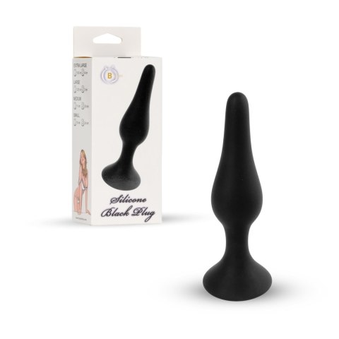 Plug-Silicone Plug Black - Small Boys of Toys Sp. z o.o.