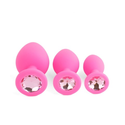 Jewellery - Silicone PLUG - SET Pink Boys of Toys Sp. z o.o.