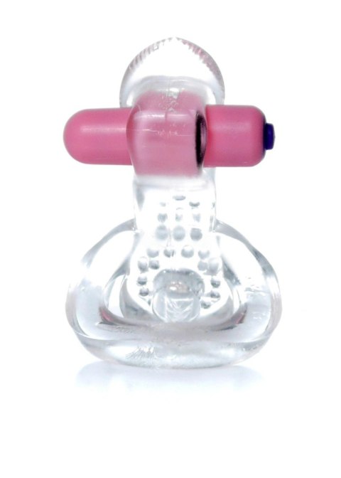 Pierścień-Tongue Vibro CockRing Clear Boys of Toys Sp. z o.o.