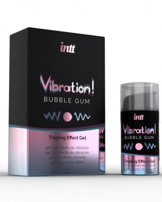 Żel-VIBRATION BUBBLE GUM 15 ml INTT EURO COSMETICS UNIPESSOAL LDA