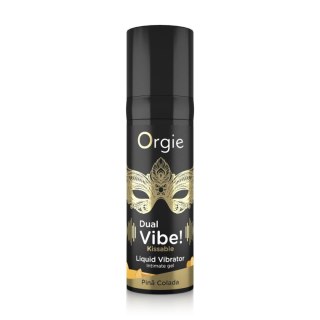 DUAL VIBE! PINA COLADA KISSABLE LIQUID VIBRATOR - 15 ML Orgie - BEAUTYENIGMA LDA