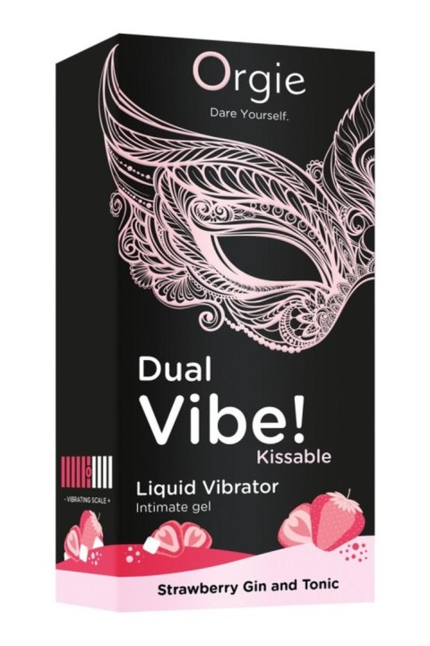 Dual Vibe! Kissable Liquid Vibrating Strawberry Gin And Tonic Orgie - BEAUTYENIGMA LDA