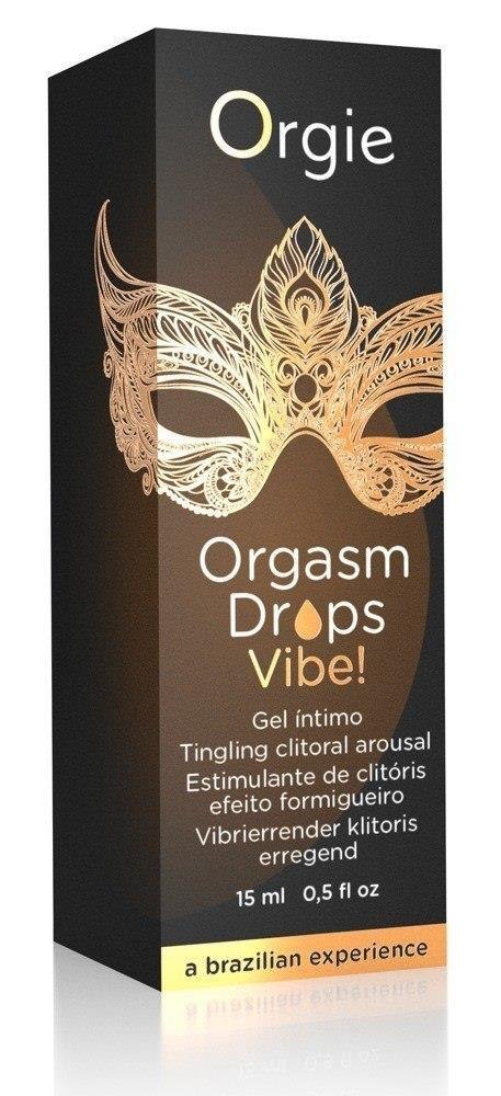 ORGIE Orgasm Drops Vibe Peach Flavor 15 ml Orgie - BEAUTYENIGMA LDA