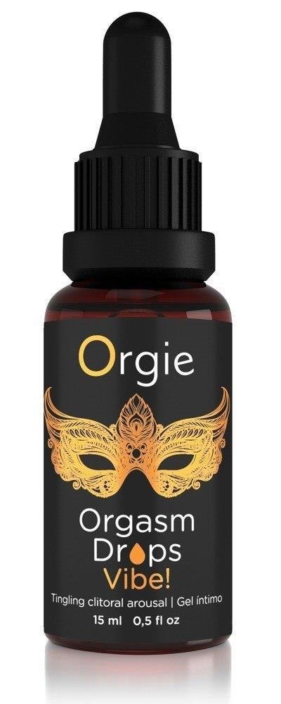 ORGIE Orgasm Drops Vibe Peach Flavor 15 ml Orgie - BEAUTYENIGMA LDA