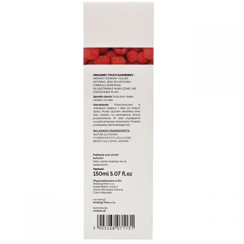Olejek- ORGASMIC TOUCH RASPBERRY 150 ml NEXT LEVEL Sp. z o.o.