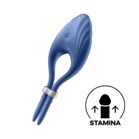 Pierścień-Duelist Ring Vibrator (Blue) Satisfyer - Triple A Marketing GmbH