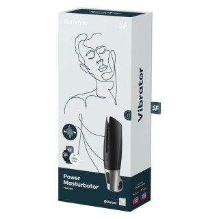 Power Masturbator black silver Satisfyer - Triple A Marketing GmbH