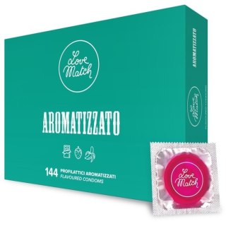 Prezerwatywy-Love Match Arromatizato - 144 pack Love Match - TOPTALIA SRL