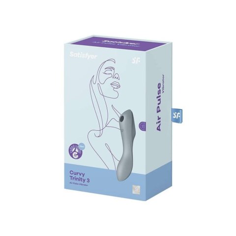 Vibrator - Curvy Trinity 3 (Blue Grey) Satisfyer - Triple A Marketing GmbH