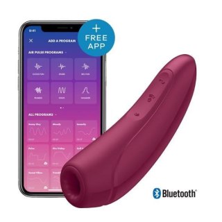 Wibrator - Curvy 1+ Air Pulse Stimulator + Vibration Rose Red Satisfyer - Triple A Marketing GmbH