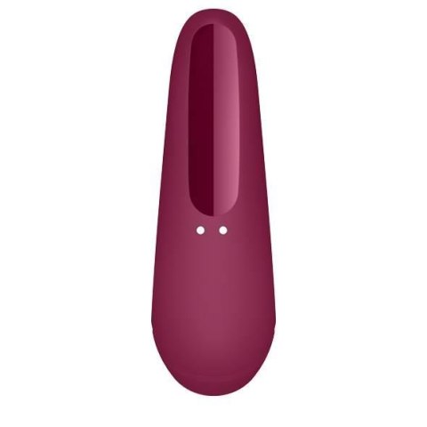 Wibrator - Curvy 1+ Air Pulse Stimulator + Vibration Rose Red Satisfyer - Triple A Marketing GmbH