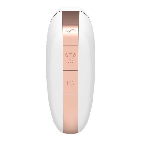 Wibrator - Love Triangle Air Pulse Stimulator + Vibration White Satisfyer - Triple A Marketing GmbH