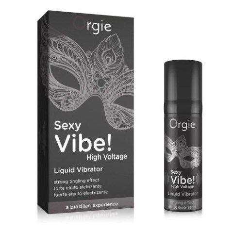 Żel-SEXY VIBE! HIGH VOLTAGE - LIQUID VIBRATOR - 15 ML Orgie - BEAUTYENIGMA LDA
