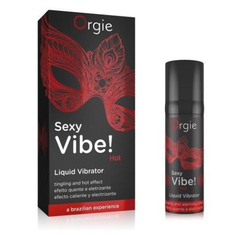 Żel-SEXY VIBE! HOT - LIQUID VIBRATOR - 15 ML Orgie - BEAUTYENIGMA LDA