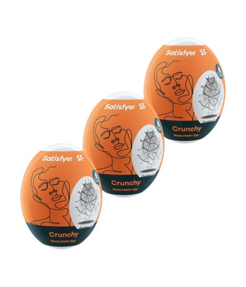 Masturbator-Eggs (set of 3 Crunchy) Satisfyer - Triple A Marketing GmbH