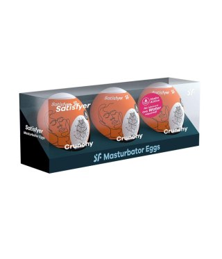 Masturbator-Eggs (set of 3 Crunchy) Satisfyer - Triple A Marketing GmbH
