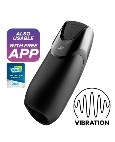 Men Vibration+ Connect App black Satisfyer - Triple A Marketing GmbH