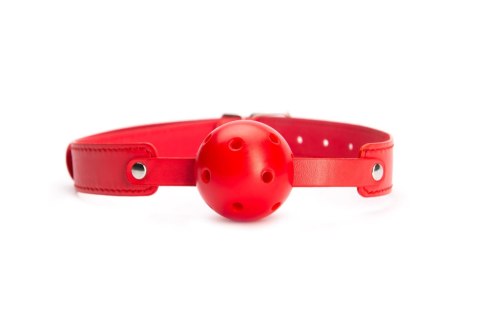 Red Breathable Ball Gag Argus - Boys of Toys Sp. z. o.o. (dystrybutor)