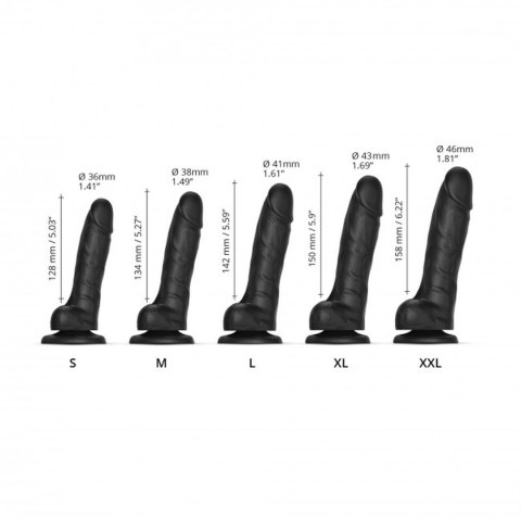 SLIDING SKIN REALISTIC DILDO BLACK S DORCELl - Lovely Planet