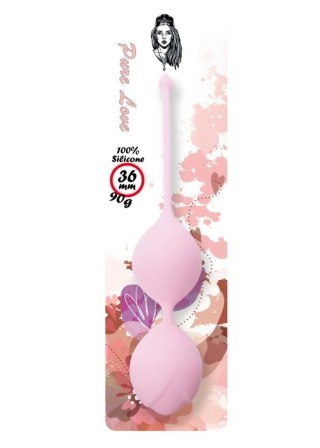 Silicone Kegel Balls 36mm 90g Light Pink - B - Series Boys of Toys Sp. z o.o.
