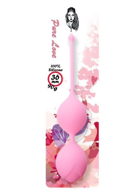 Silicone Kegel Balls 36mm 90g Pink - B - Series Boys of Toys Sp. z o.o.
