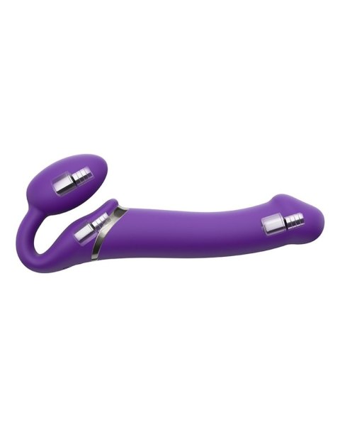 VIBRATING STRAP-ON - M - PURPLE DORCELl - Lovely Planet