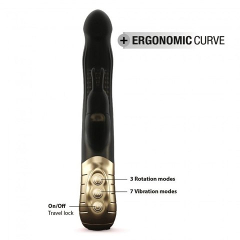 BABY RABBIT BLACK & GOLD 2.0 - RECHARGEABLE DORCELl - Lovely Planet