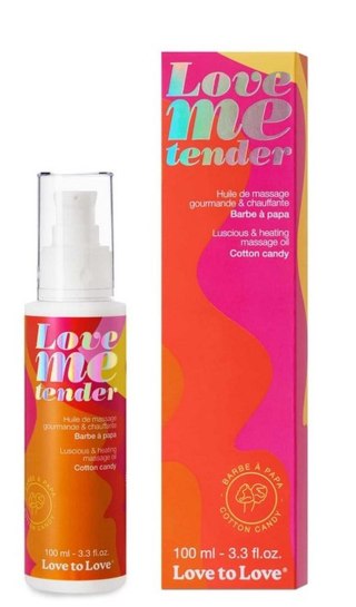LOVE ME TENDER - MASSAGE OIL - COTTON CANDY 100ML / 3.3FL.OZ. DORCELl - Lovely Planet