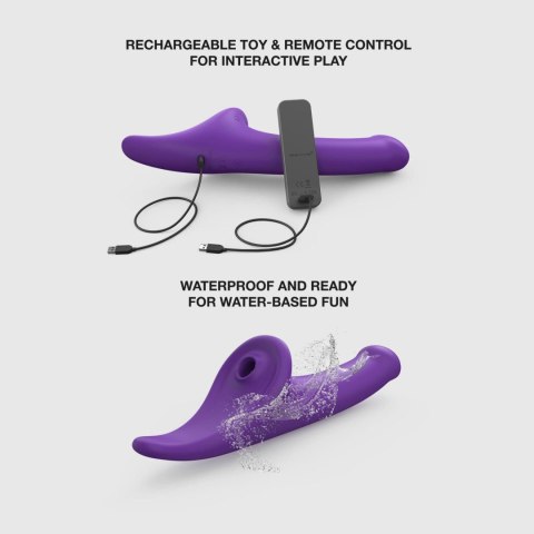 MULTI ORGASM DILDO - S - PURPLE TR DORCELl - Lovely Planet