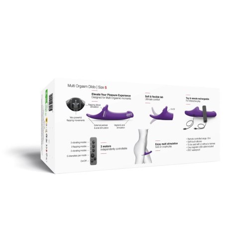 MULTI ORGASM DILDO - S - PURPLE TR DORCELl - Lovely Planet