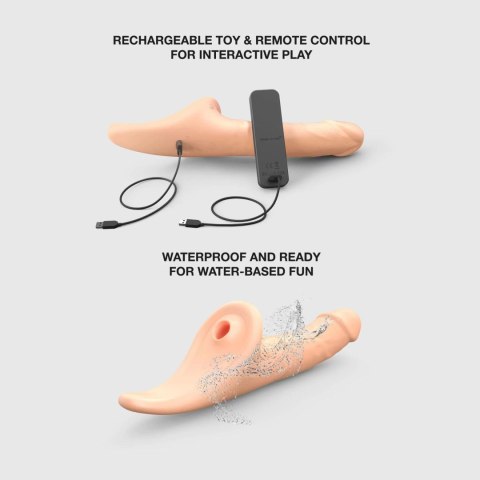 MULTI ORGASM REALISTIC DILDO - L - VANILLA TR DORCELl - Lovely Planet