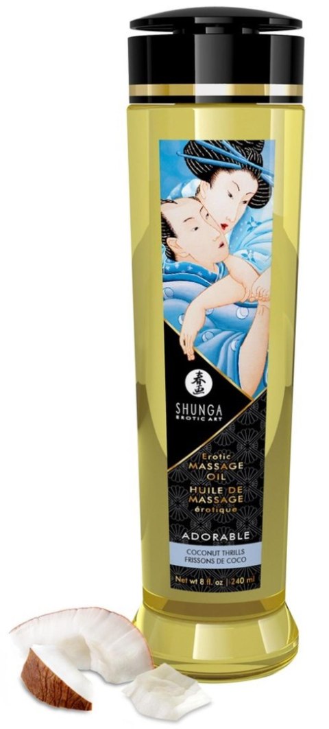 Massage Oil Adorable Coconut Thrills Shunga - EAU ZONE