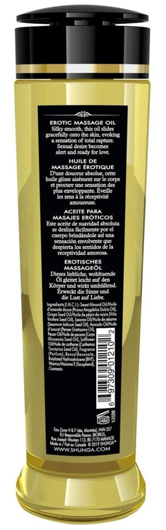 Massage Oil Adorable Coconut Thrills Shunga - EAU ZONE