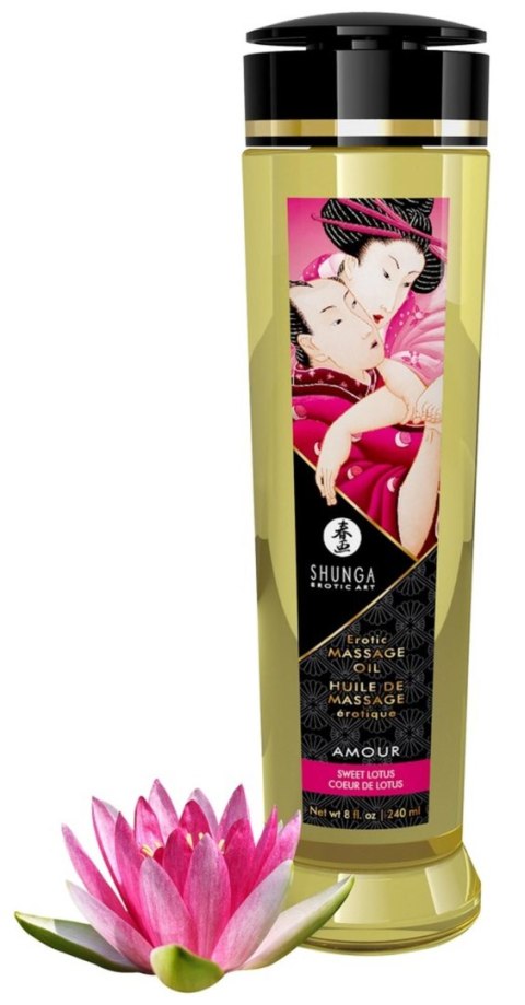 Massage Oil Amour SWEET LOTUS Shunga - EAU ZONE