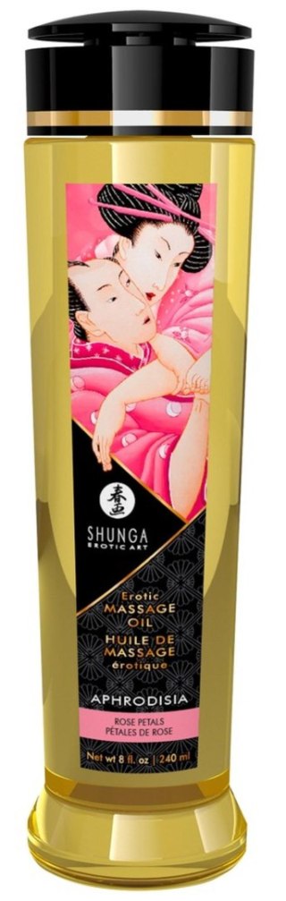 Massage Oil Aphrodisia ROSE PETALS Shunga - EAU ZONE