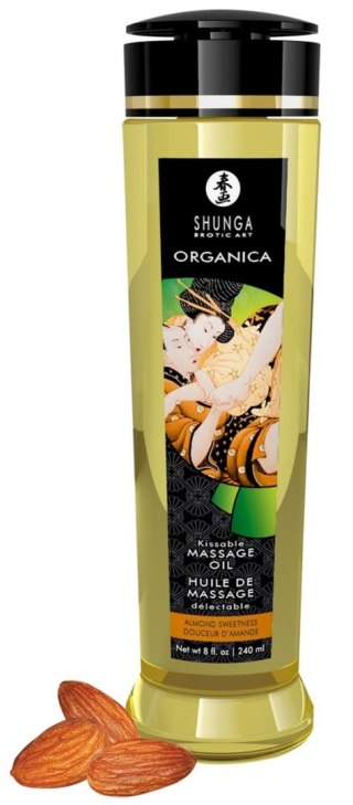 Massage Oil Organica ALMOND SWEETNESS Shunga - EAU ZONE