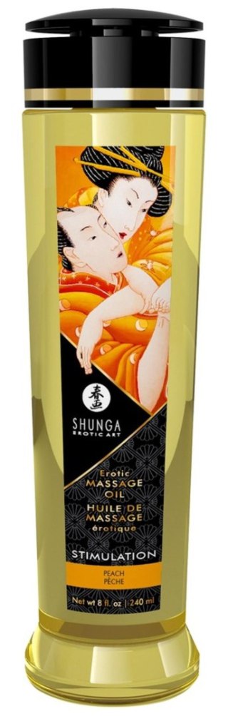 Massage Oil Stimulation PEACH Shunga - EAU ZONE