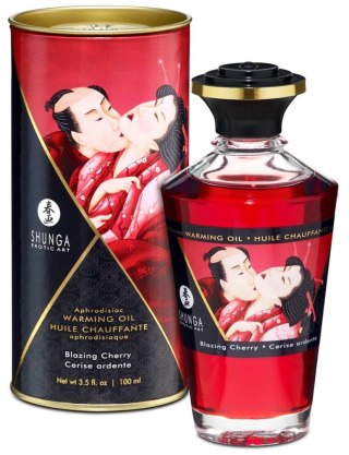 Warming Oil Blazing Cherry Shunga - EAU ZONE
