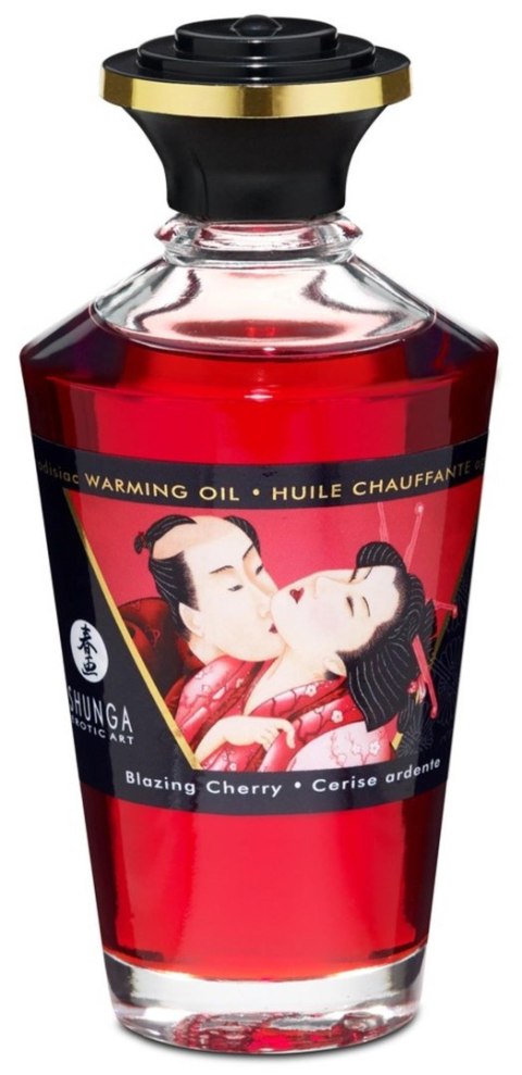 Warming Oil Blazing Cherry Shunga - EAU ZONE