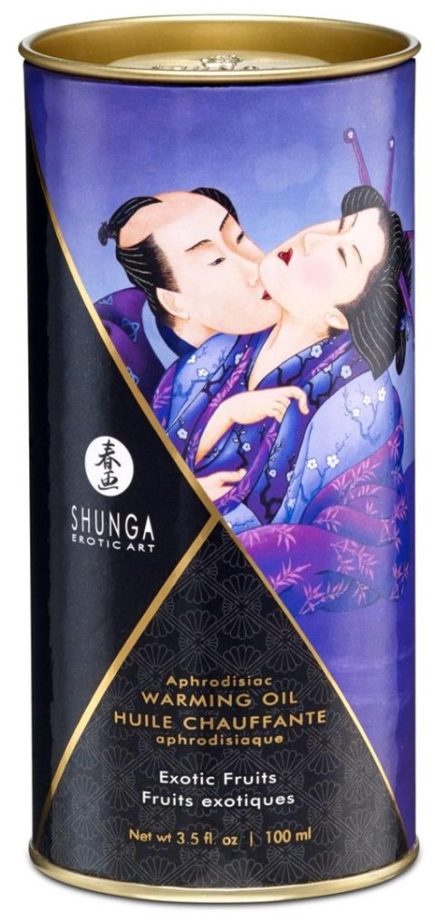 Warming Oil Exotic Fruits Shunga - EAU ZONE
