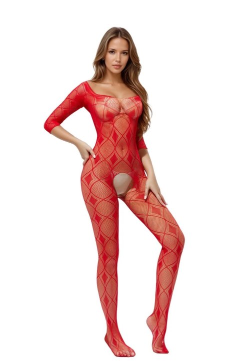 Bodystocking 2037 red Softline - Boys of Toys Sp. z. o.o.