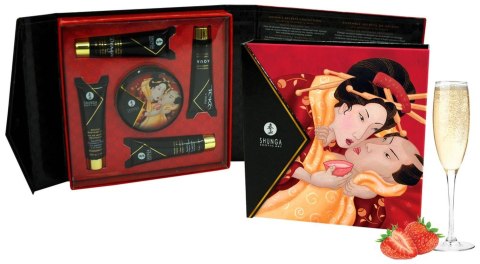 Geisha's Secret Kit Strawberry Sparkling Wine Shunga - EAU ZONE