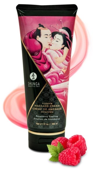 Massage Cream Raspberry Feeling Shunga - EAU ZONE