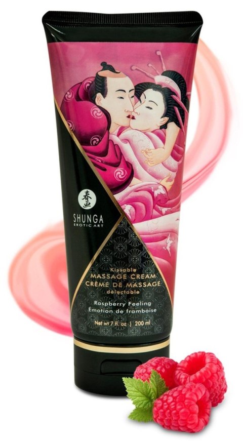 Massage Cream Raspberry Feeling Shunga - EAU ZONE