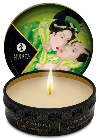 Mini Massage Candle Exotic Green Tea Shunga - EAU ZONE