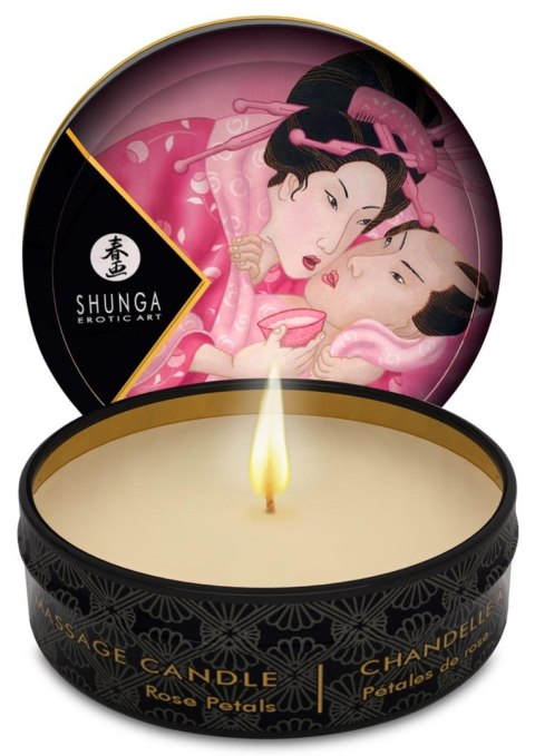 Mini Massage Candle Roses Shunga - EAU ZONE