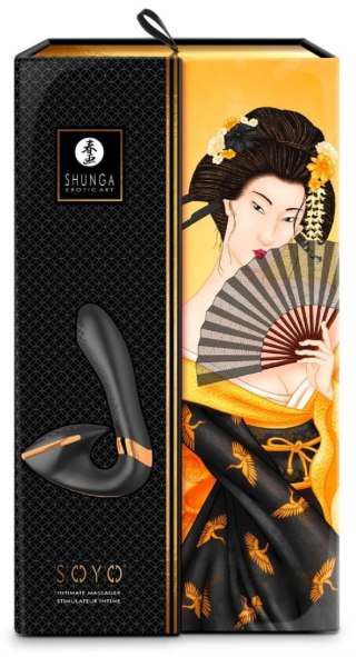 SOYO Intimate Massager Black Shunga - EAU ZONE