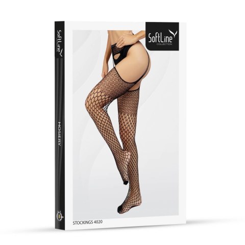 Stockings 4020 black Softline - Boys of Toys Sp. z. o.o.